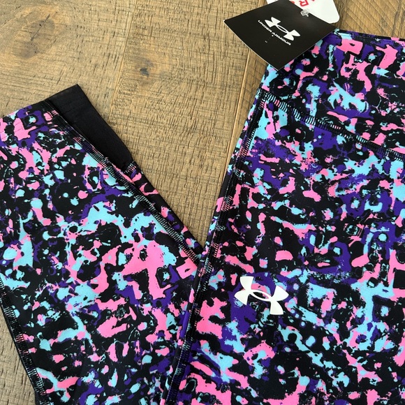 UA Big Girl Crop Leggings - Picture 2 of 2